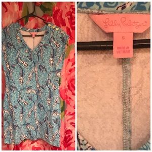 Small French terry dress in nice tail